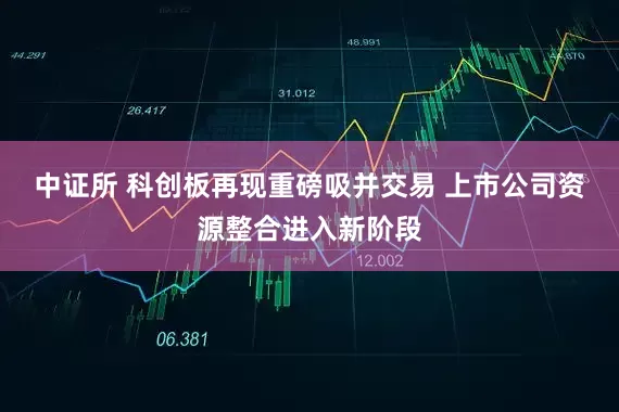 中证所 科创板再现重磅吸并交易 上市公司资源整合进入新阶段